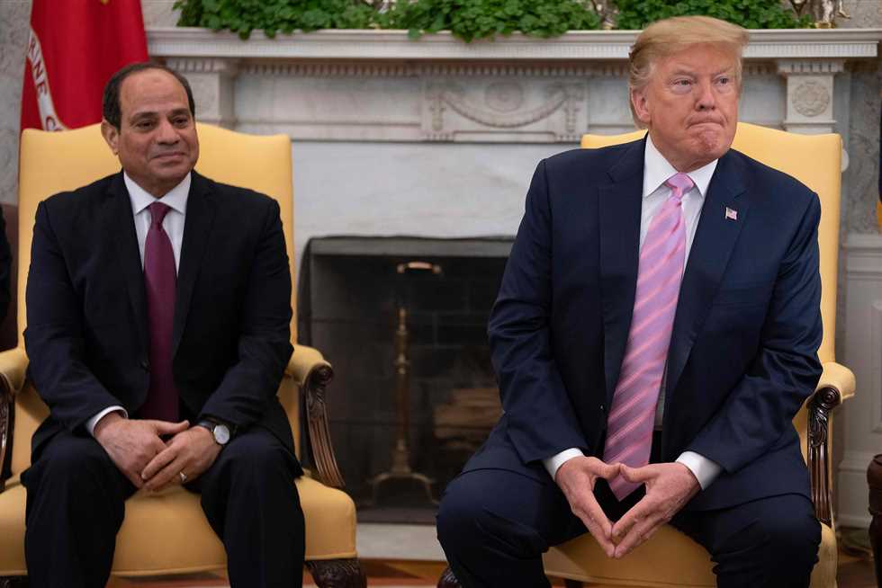 على هامش قمة الـ7.. السيسي يلتقي ترامب