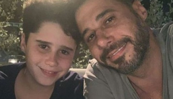 رسالة مؤثرة من أحمد السعدني لابنه في عيد ميلاده