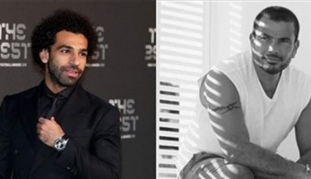 الهضبة والفرعون .. إعلان جديد يجمع عمرو دياب ومحمد صلاح.. فيديو