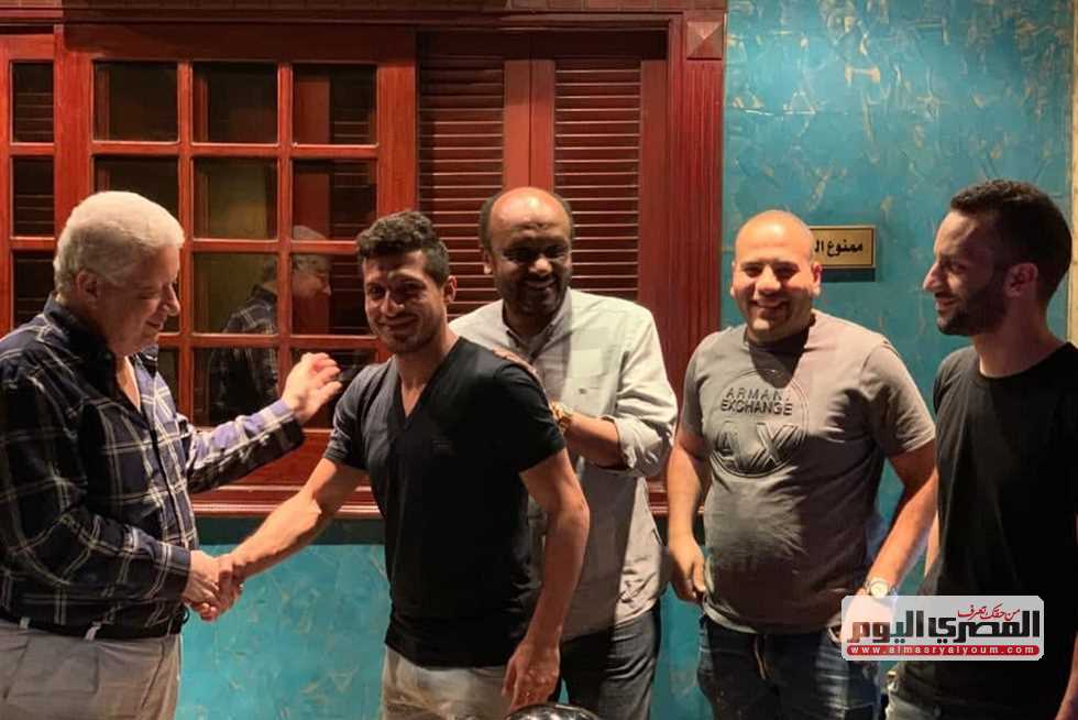 بالصور.. كواليس اجتماع مرتضى منصور مع طارق حامد
