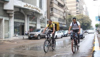 شاهد.. أمطار غزيرة في القاهرة والجيزة