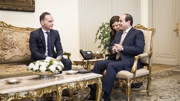 السيسي يبحث تعزيز العلاقات الثنائية مع وزير خارجية ألمانيا