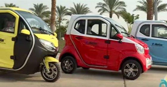 تشحن بالفيشة العادية..مصنع 200 الحربي: سرعة السيارات الكهربائية 45 كم في الساعة..فيديو