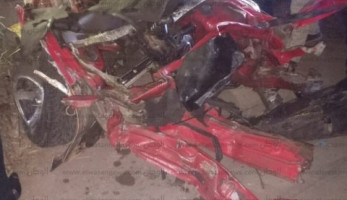 "الوطن" تنشر أول صور من موقع حادث قطار مزلقان الصوفي بالدقهلية