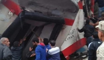 بسبب الطقس السيئ.. تصادم قطارى ركاب بخط الصعيد فى روض الفرج