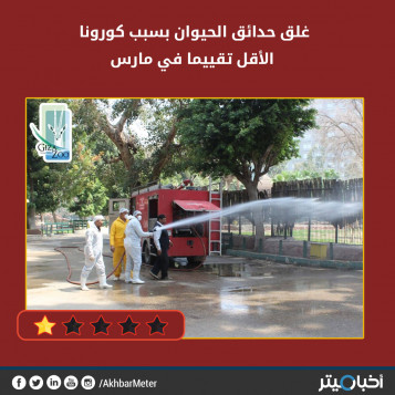 غلق حدائق الحيوان بسبب كورونا الأقل تقييما في مارس