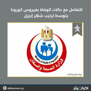التعامل مع حالات الوفاة بفيروس كورونا يتوسط ترتيب شهر إبريل
