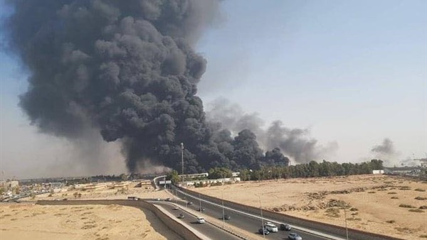 البيئة توضح تأثير حريق خط مازوت الإسماعيلية على جودة الهواء