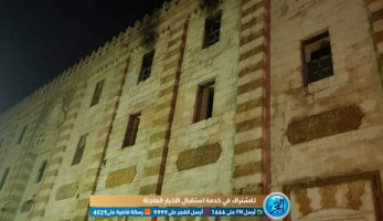 شاهد الصور الأولى للأزهر بعد السيطرة على الحريق