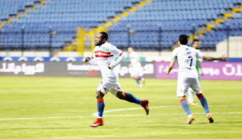 أشيمبونج يبحث عن طعام أسرته في خزنة الزمالك