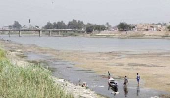 حقيقة انخفاض مستوى نهر الفرات لأقل من النصف