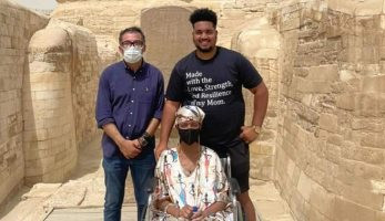 الأمريكية المصابة بالسرطان: أشكر الشعب المصرى على حسن الاستقبال وكرم الضيافة