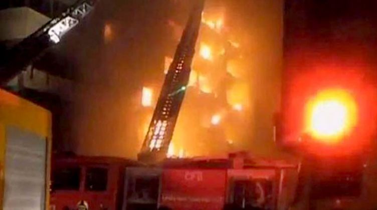 حبس 3 موظفين في حريق المؤسسة العقابية بالمرج