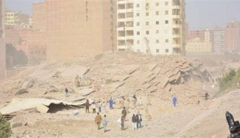 إزالة عقار من 6 طوابق ضمن خطة توسعة دائري البساتين ..فيديو