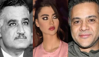 بعد إعلان حملها من مجهول.. ما علاقة زوج قمر اللبنانية السابق بالرئيس جمال عبد الناصر؟