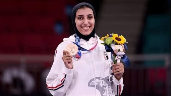 الخطيب يهنئ جيانا فاروق ببرونزية طوكيو