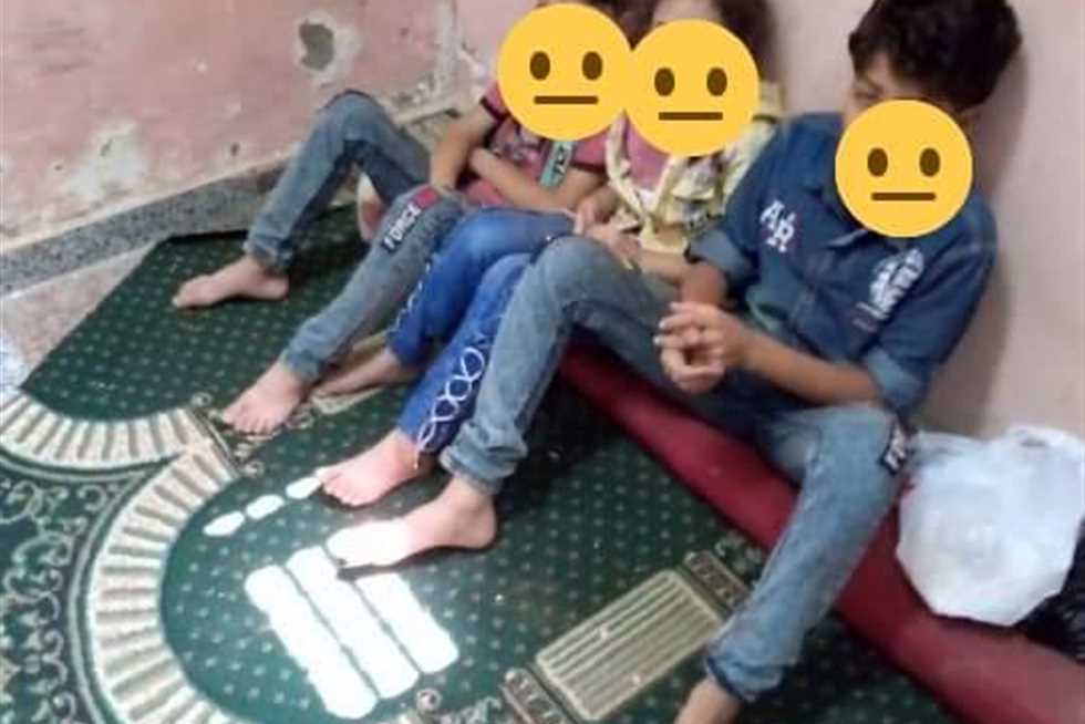 محافظ المنوفية يستقبل 4 أطفال أشقاء طردهم والدهم من المنزل عقب انفصاله عن والدتهم