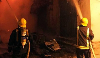 إخماد حريق بحديقة أحد مستشفيات الحالة النفسية بحلوان