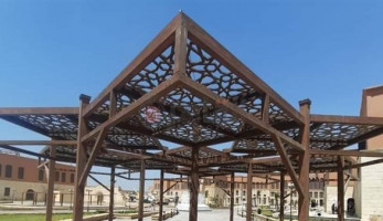ننشر الصورة الأولى للبرجولة الملكية بقلعة صلاح الدين بعد ترميمها