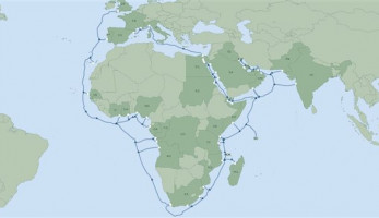 مد كابل الاتصالات البحري 2Africa إلى الخليج  والهند وباكستان