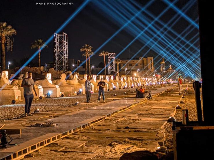 مصادر بـ"الآثار": افتتاح طريق الكباش في ذكرى اكتشاف مقبرة توت عنخ آمون ​(صور)