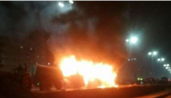 مصادر أمنية: حريق نايل سات لم يؤثر على التيار الكهربائي بمدينة الإنتاج