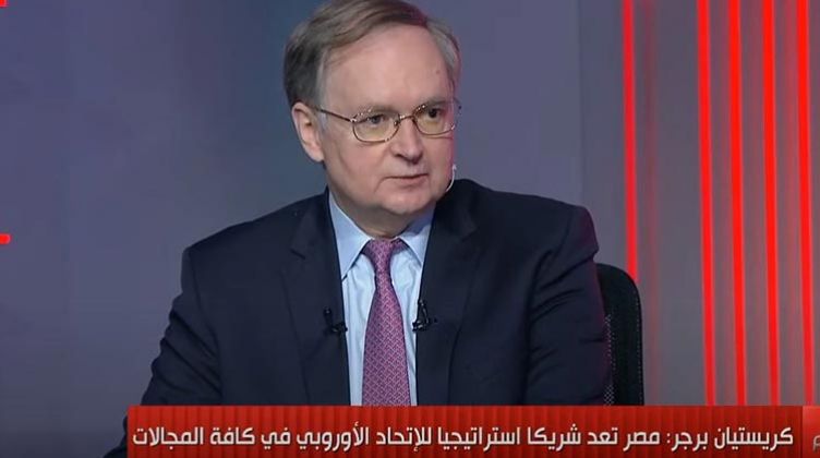 (فيديو)رئيس وفد أوروبا: نسعى للوصول لاتفاق حول سد النهضة