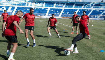 الأهلي يختتم تدريباته استعدادًا لمباراة المريخ السوداني