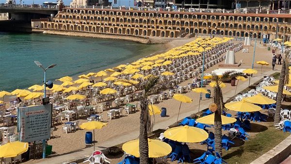 تطبيق مشروع الهوية البصرية في جميع شواطئ الإسكندرية