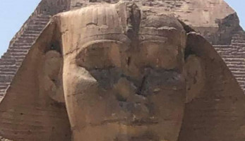 «غمض عينيه».. صور متداولة تزعم نوم أبو الهول والآثار توضح الحقيقة