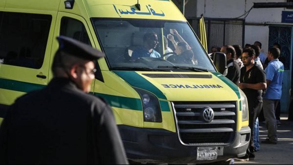 إصابة 4 أشخاص فى حادث سير ببنى سويف