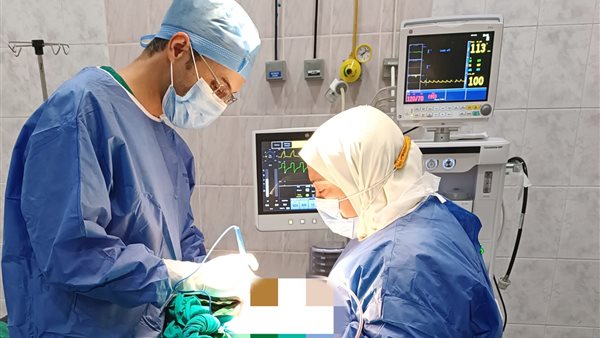 إجراء جراحة نادرة لشاب بمستشفي كفر الدوار في البحيرة