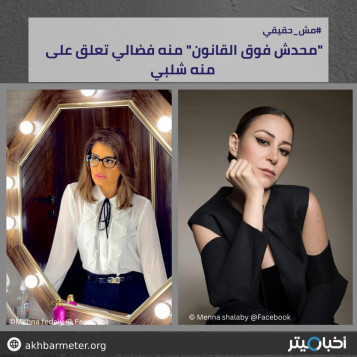 "محدش فوق القانون" منه فضالي تعلق على منه شلبي