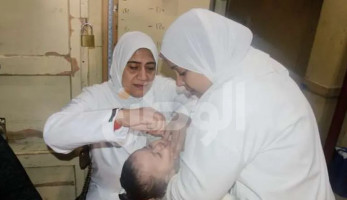 مد الحملة القومية للتطعيم ضد مرض شلل الأطفال في الدقهلية