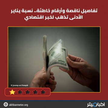 تفاصيل ناقصة وأرقام خاطئة.. نسبة يناير الأدنى تذهب لخبر اقتصادي
