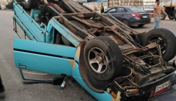 19 شخصا.. ننشر أسماء مصابي حادث انقلاب سيارة جهاز عروسة بالبحيرة