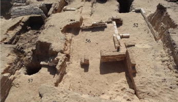 اكتشاف مقابر أثرية من العصر الفارسي والروماني والقبطي بالمنيا| صور