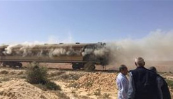 صحة مطروح: لا إصابات أو وفيات في حريق قطار الركاب المتجه للإسكندرية